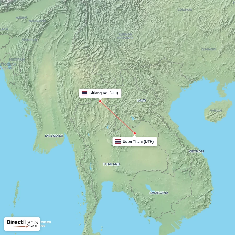 CEI - UTH route map