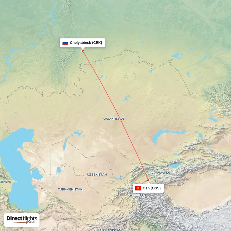 CEK - OSS route map