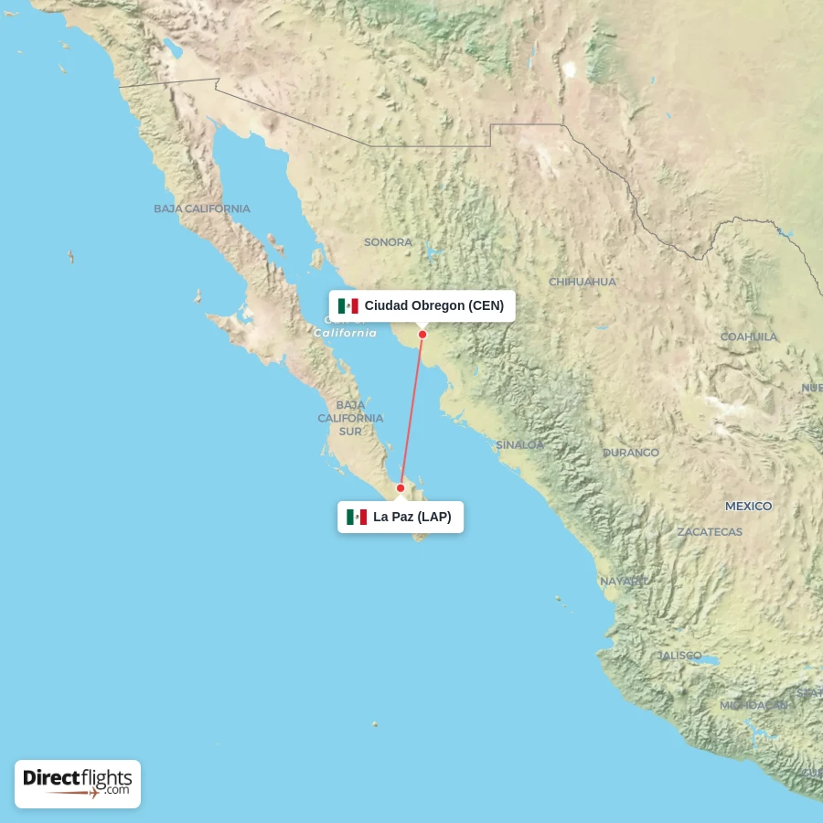 CEN - LAP route map