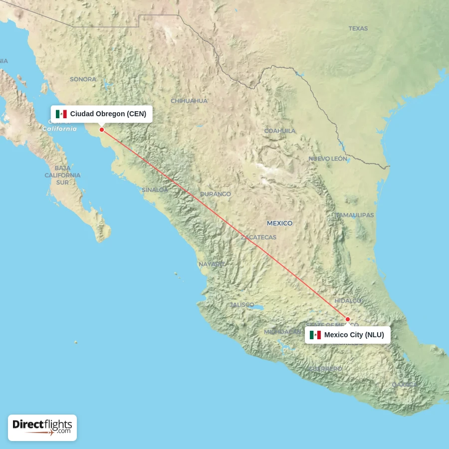 CEN - NLU route map