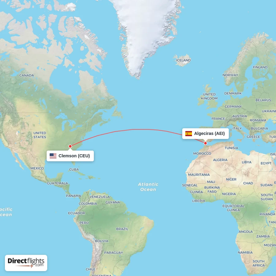 CEU - AEI route map