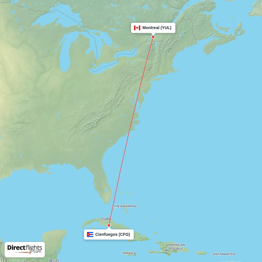 CFG - YUL route map