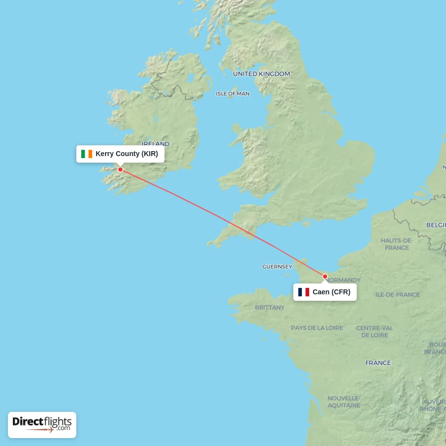 CFR - KIR route map