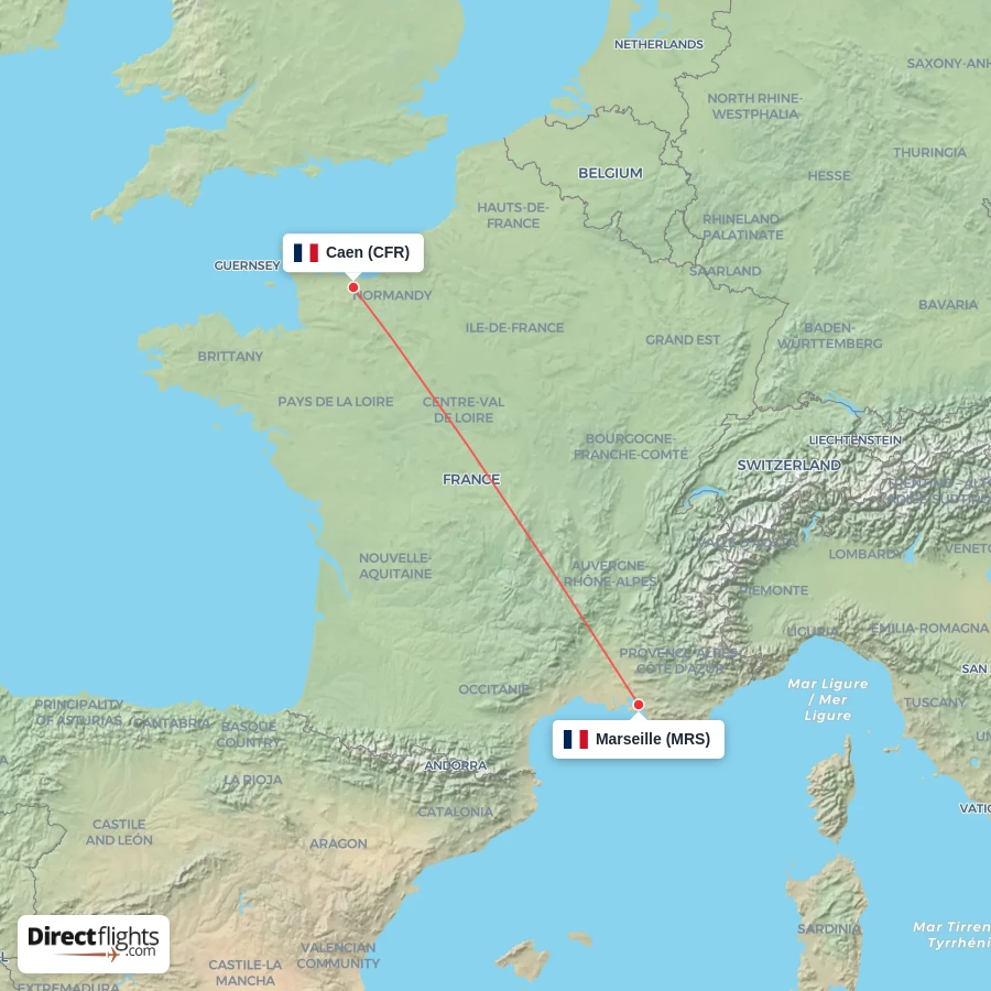 CFR - MRS route map