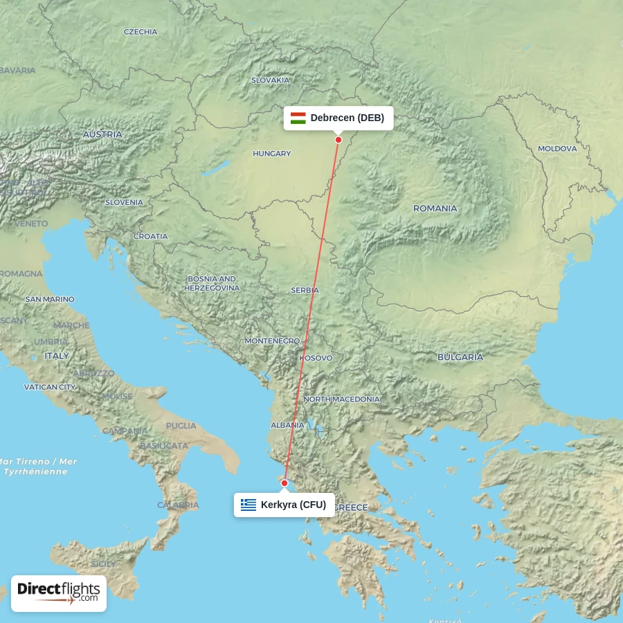 CFU - DEB route map