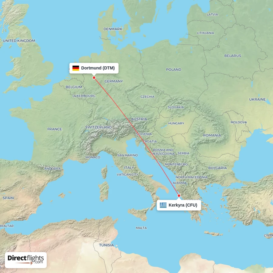 CFU - DTM route map