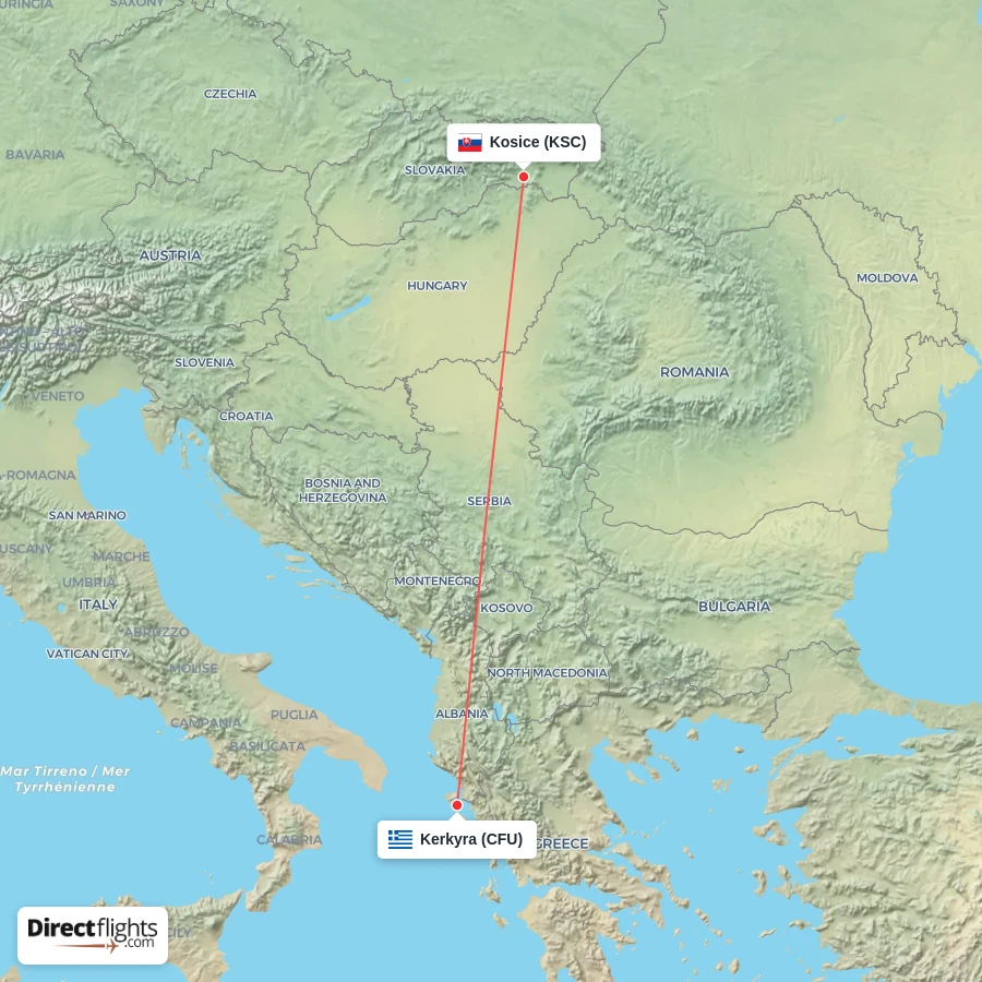 CFU - KSC route map