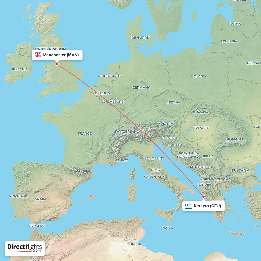 CFU - MAN route map
