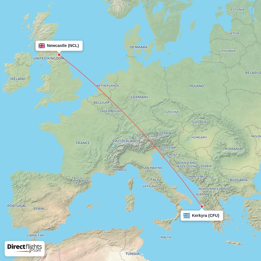 CFU - NCL route map