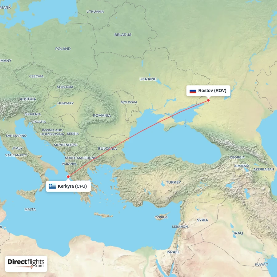 CFU - ROV route map