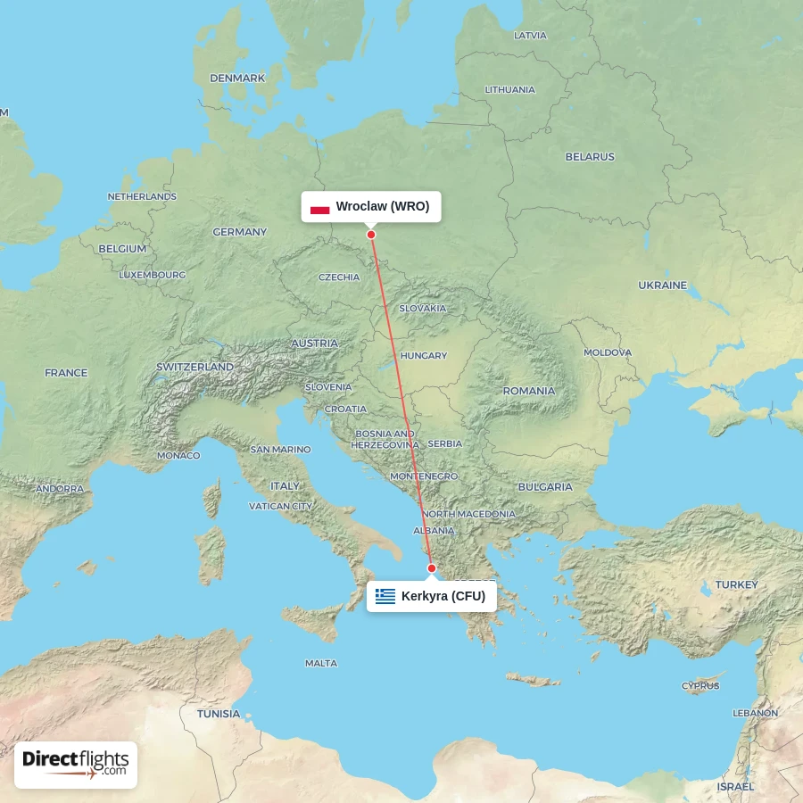 CFU - WRO route map
