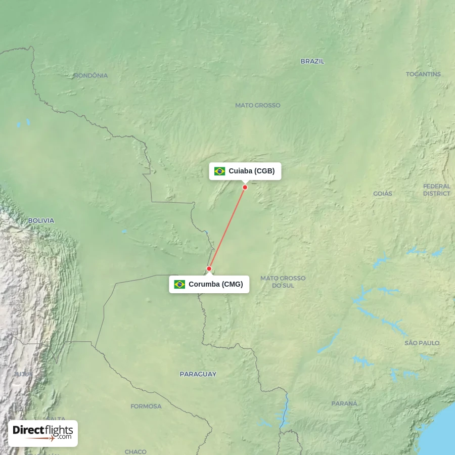 CGB - CMG route map