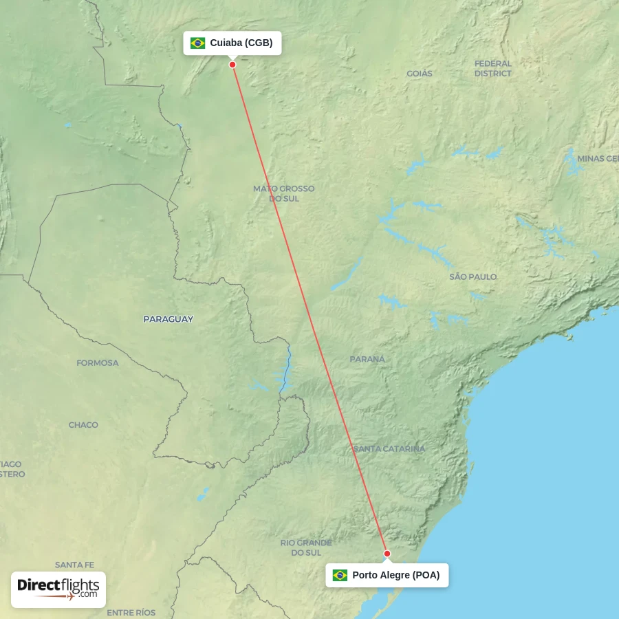 CGB - POA route map