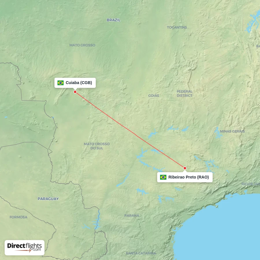 CGB - RAO route map