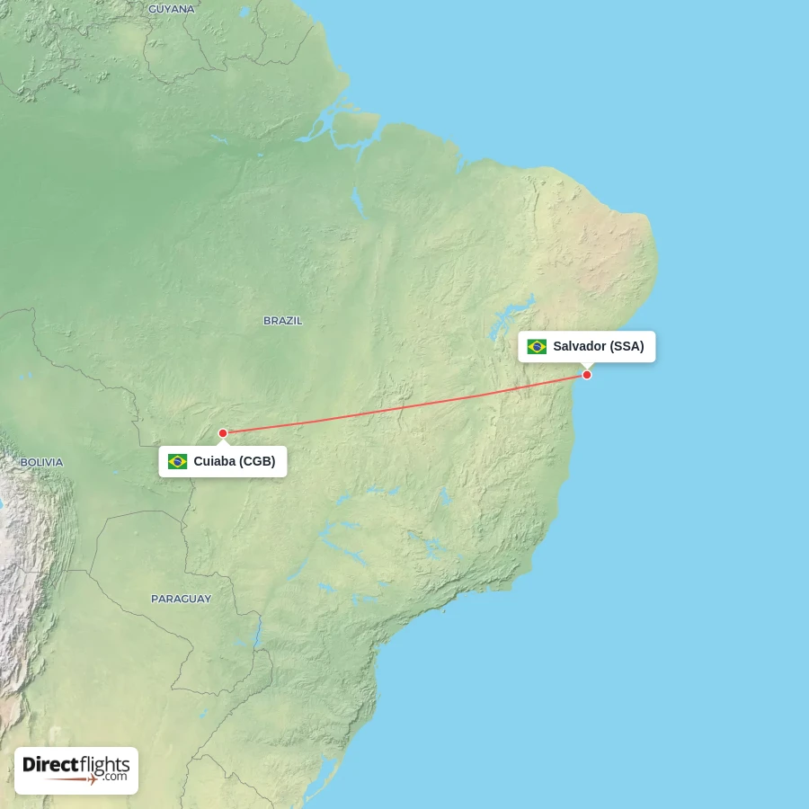 CGB - SSA route map