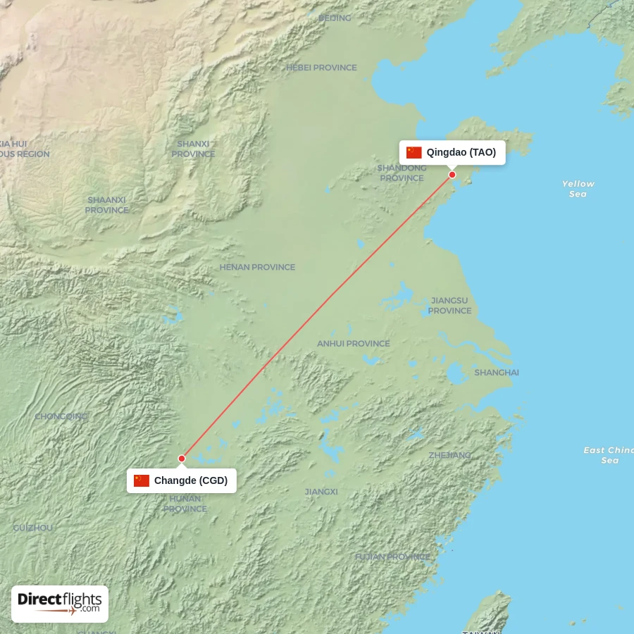 CGD - TAO route map