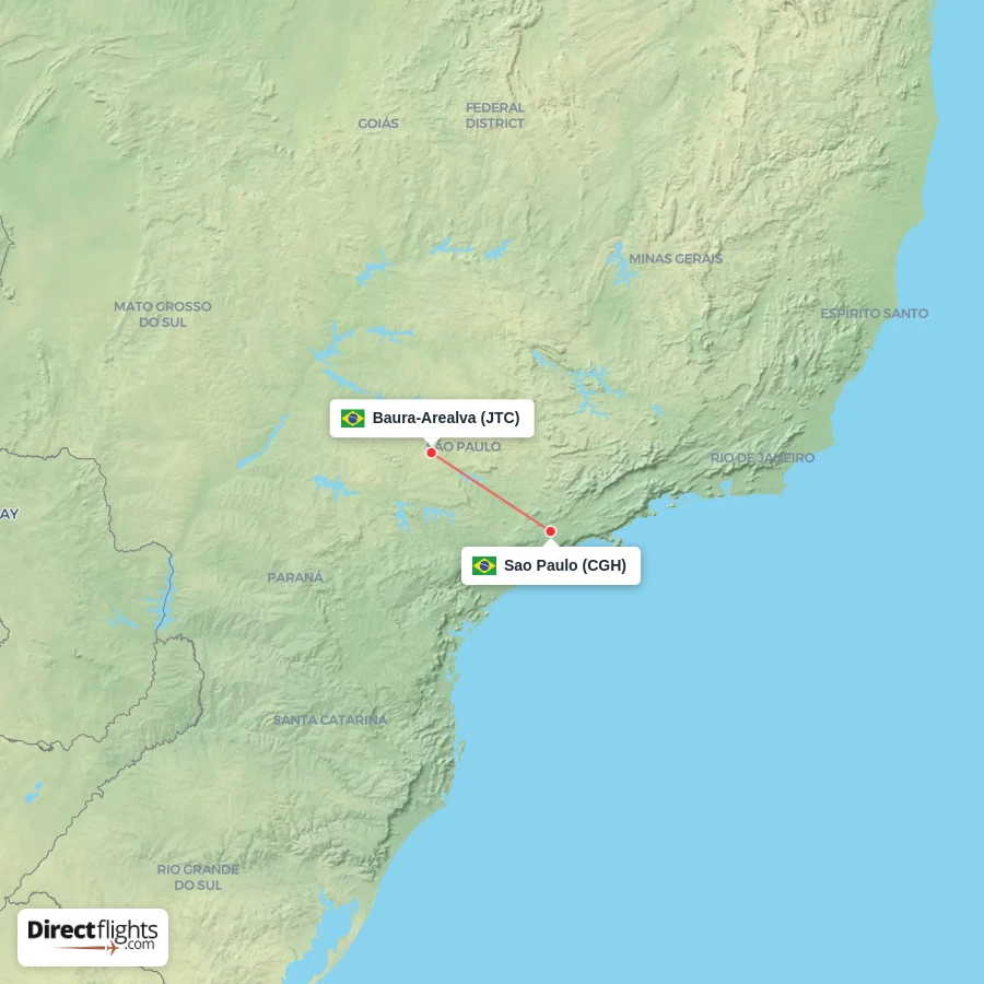 CGH - JTC route map