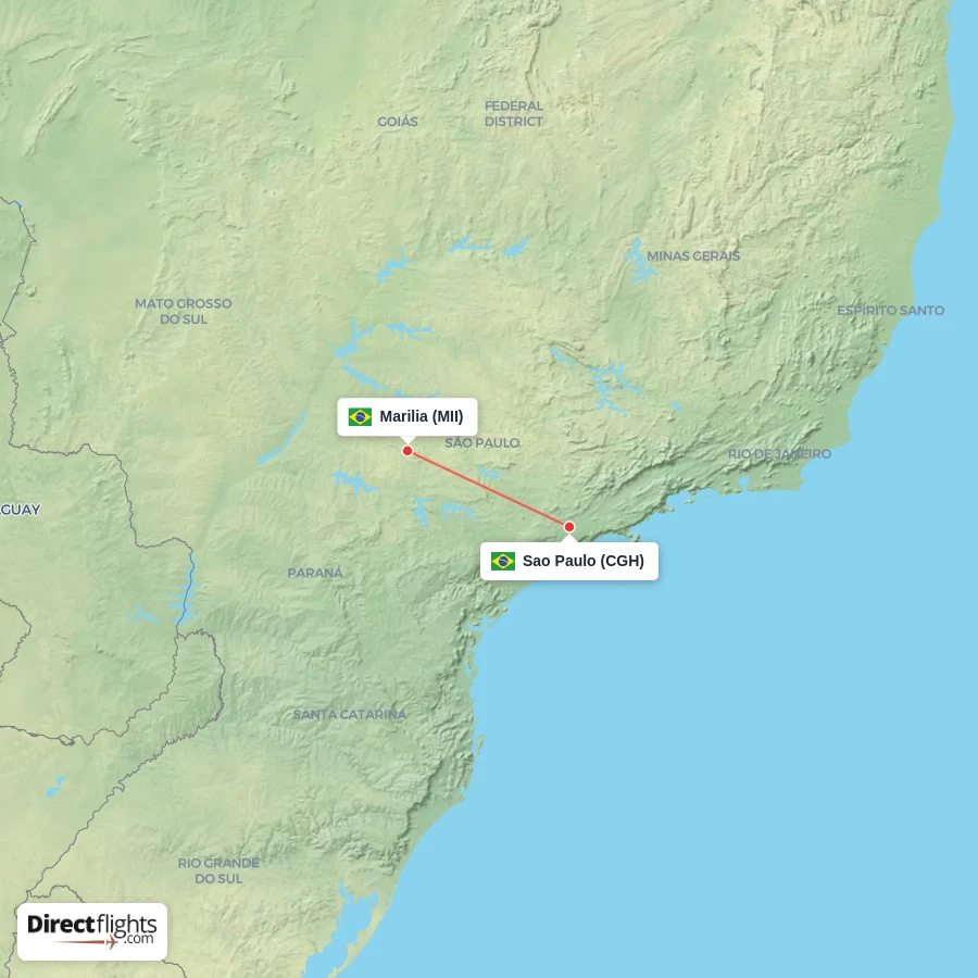 CGH - MII route map