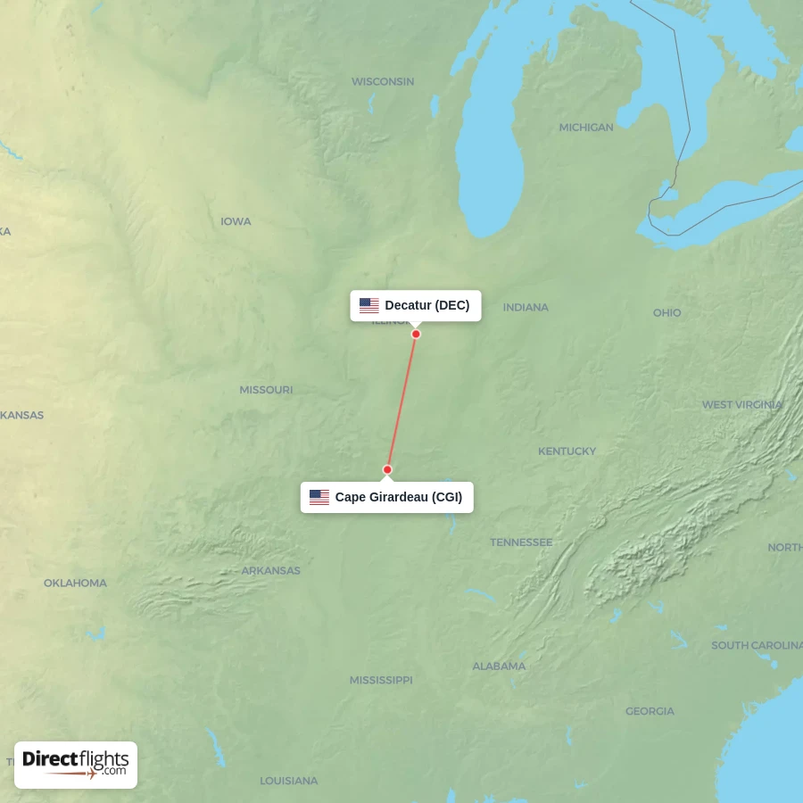 CGI - DEC route map