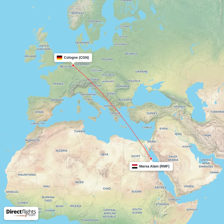 CGN - RMF route map