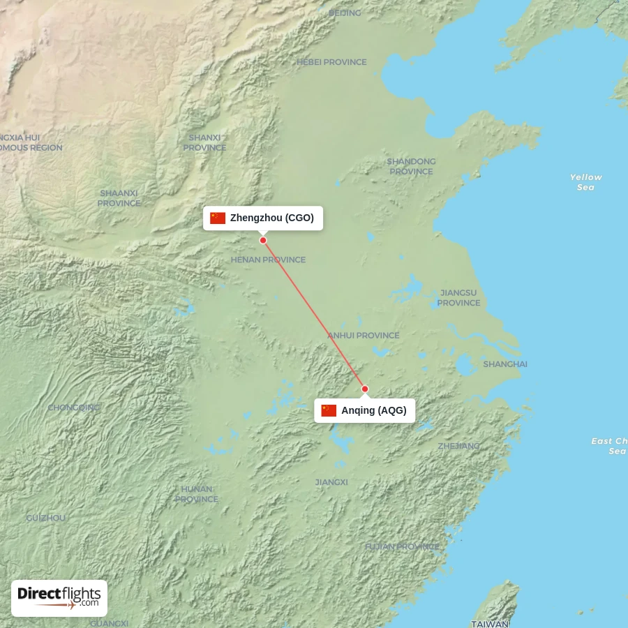 CGO - AQG route map