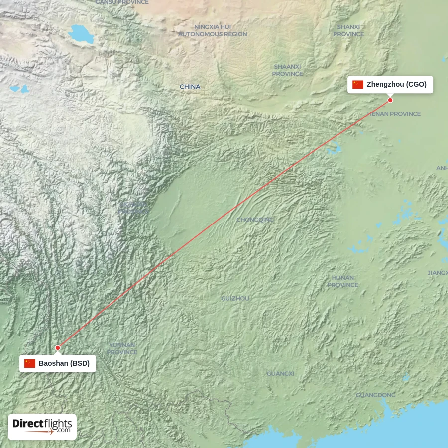 CGO - BSD route map