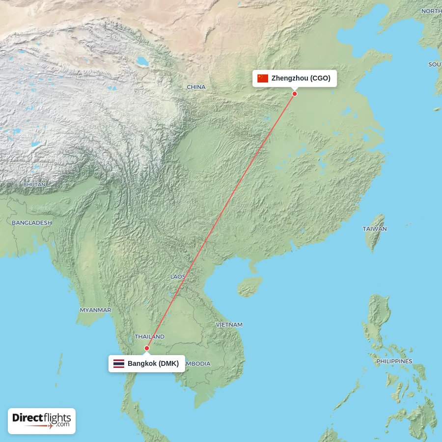 CGO - DMK route map