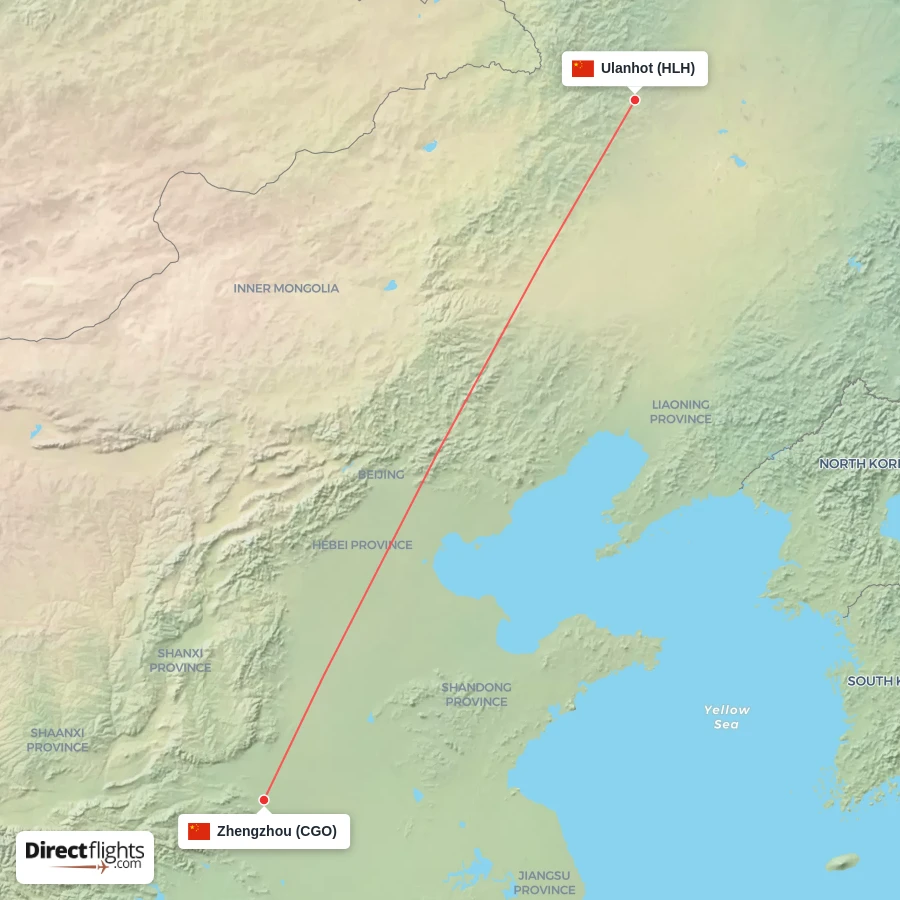 CGO - HLH route map