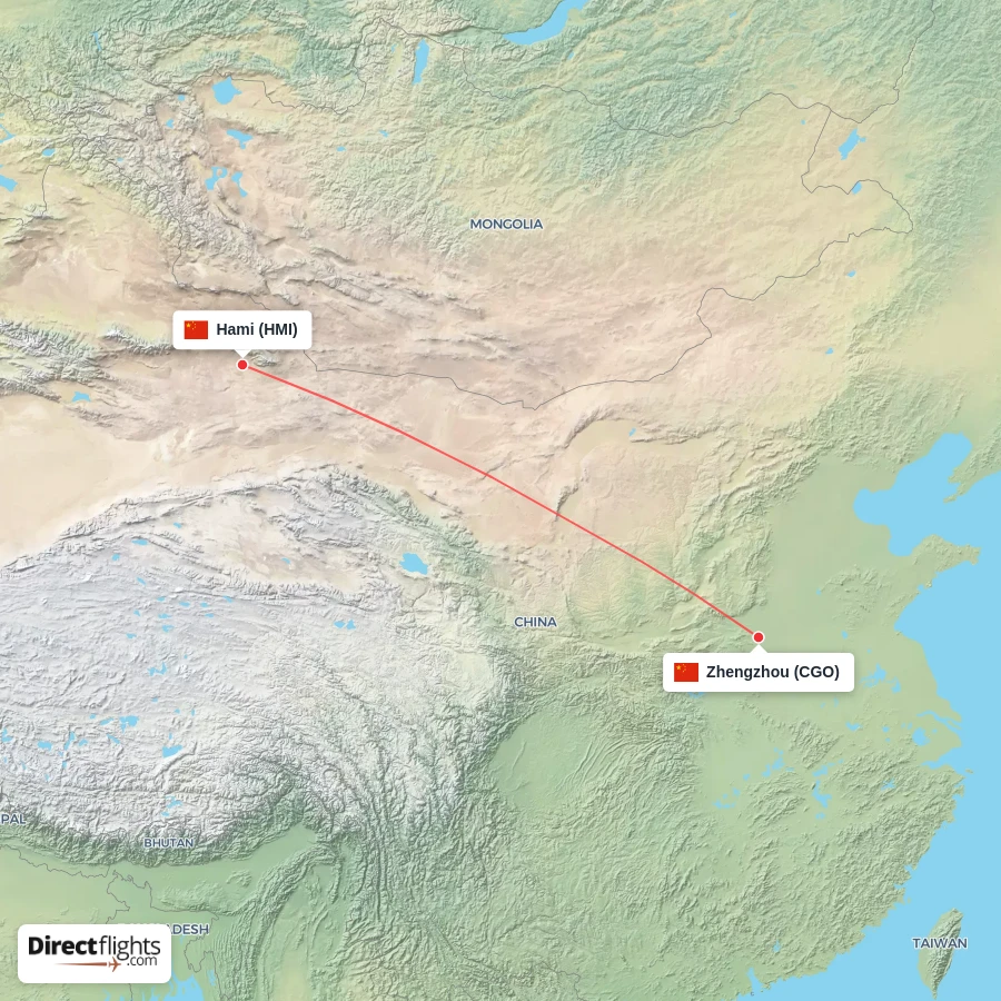 CGO - HMI route map