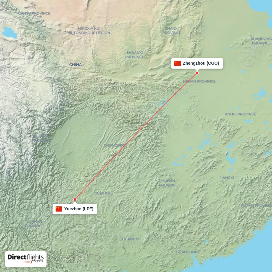 CGO - LPF route map