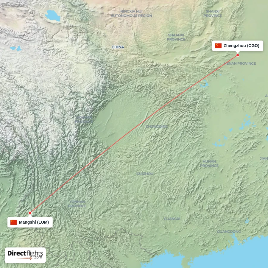 CGO - LUM route map