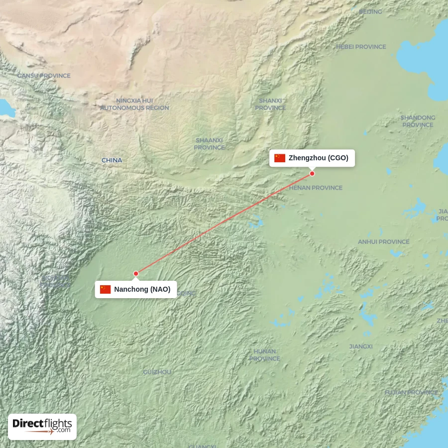 CGO - NAO route map