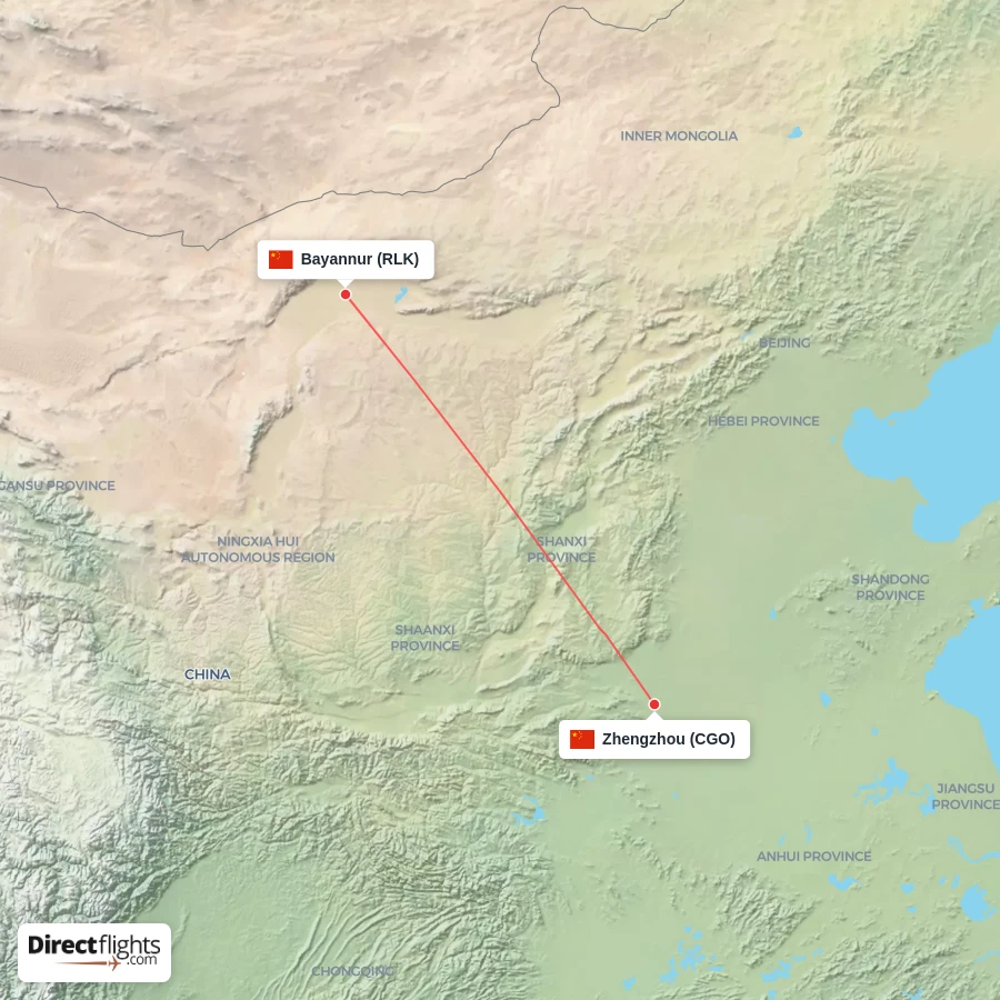 CGO - RLK route map