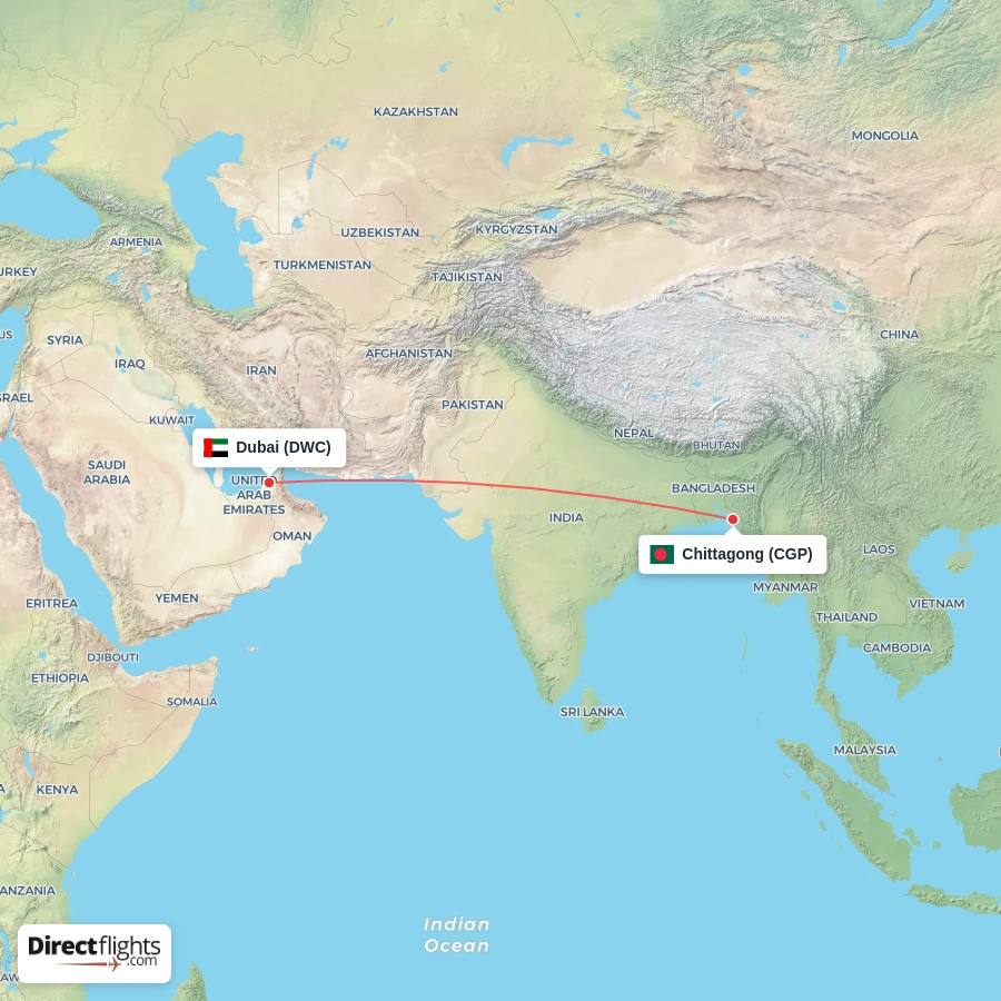 CGP - DWC route map