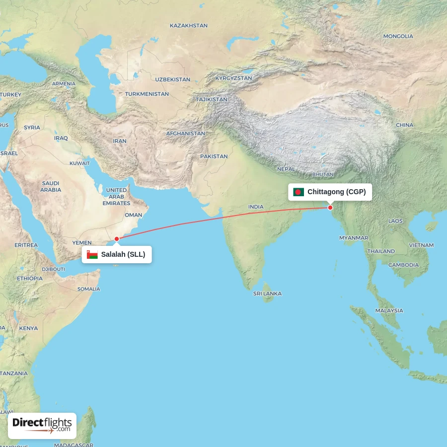 CGP - SLL route map