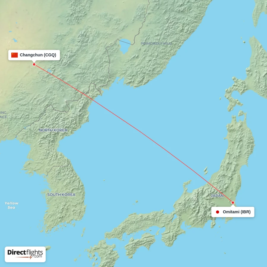 CGQ - IBR route map