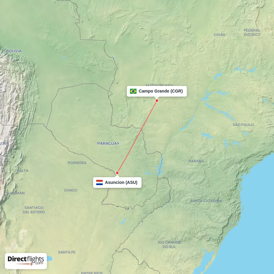 CGR - ASU route map