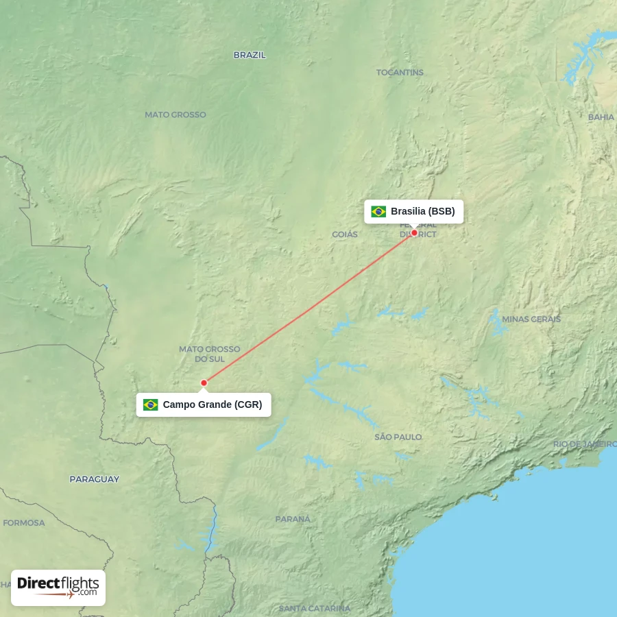 CGR - BSB route map