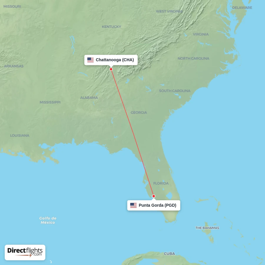 CHA - PGD route map