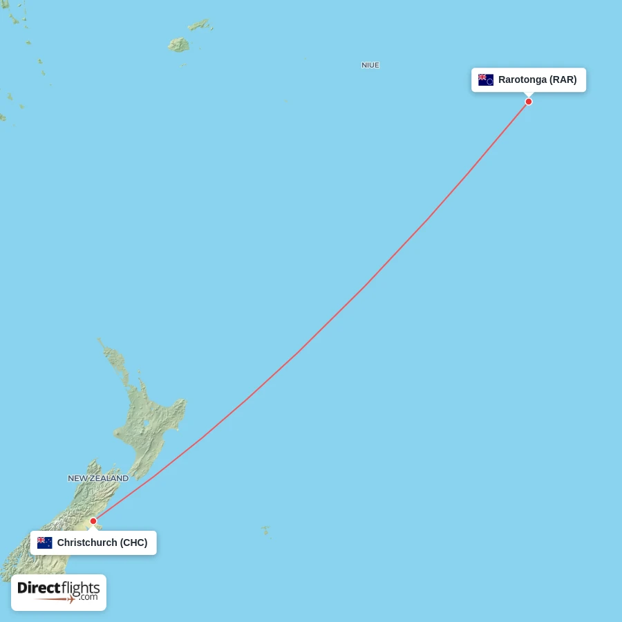 CHC - RAR route map