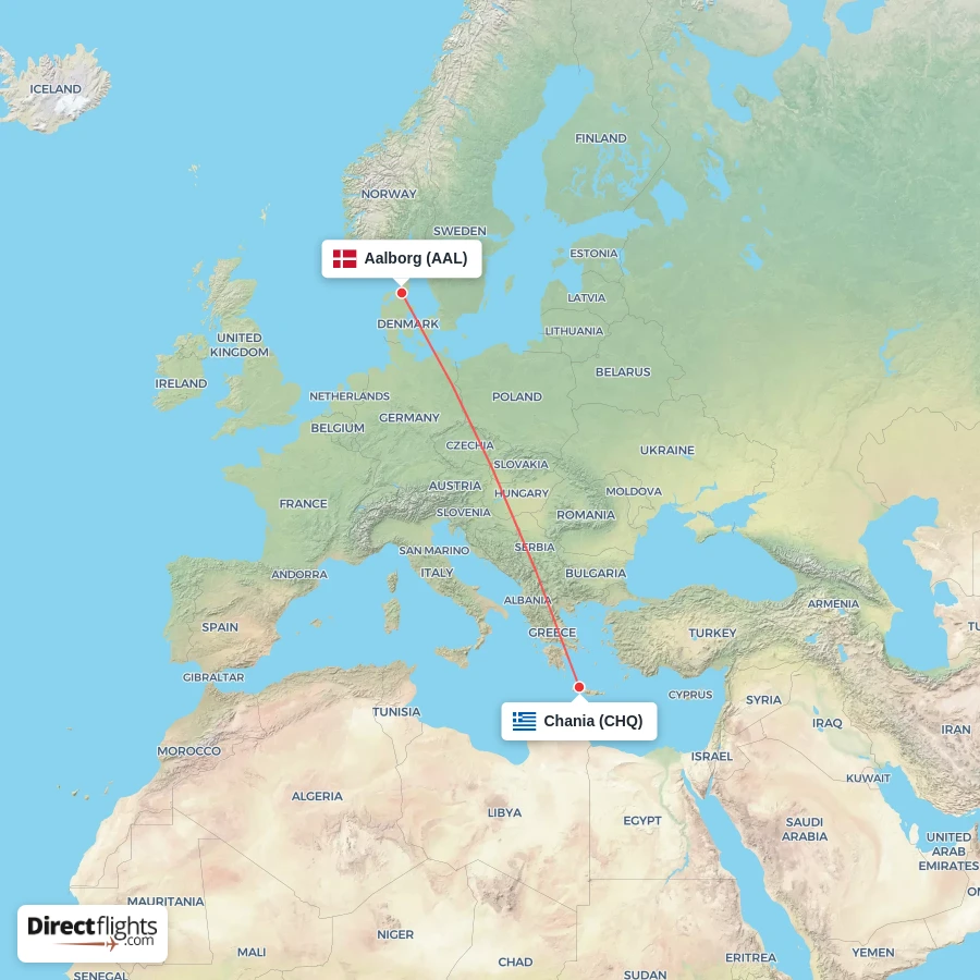 CHQ - AAL route map