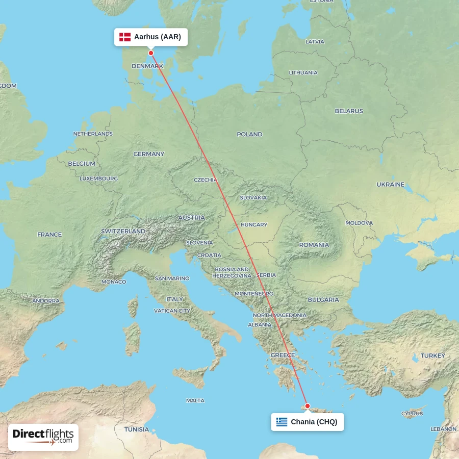 CHQ - AAR route map