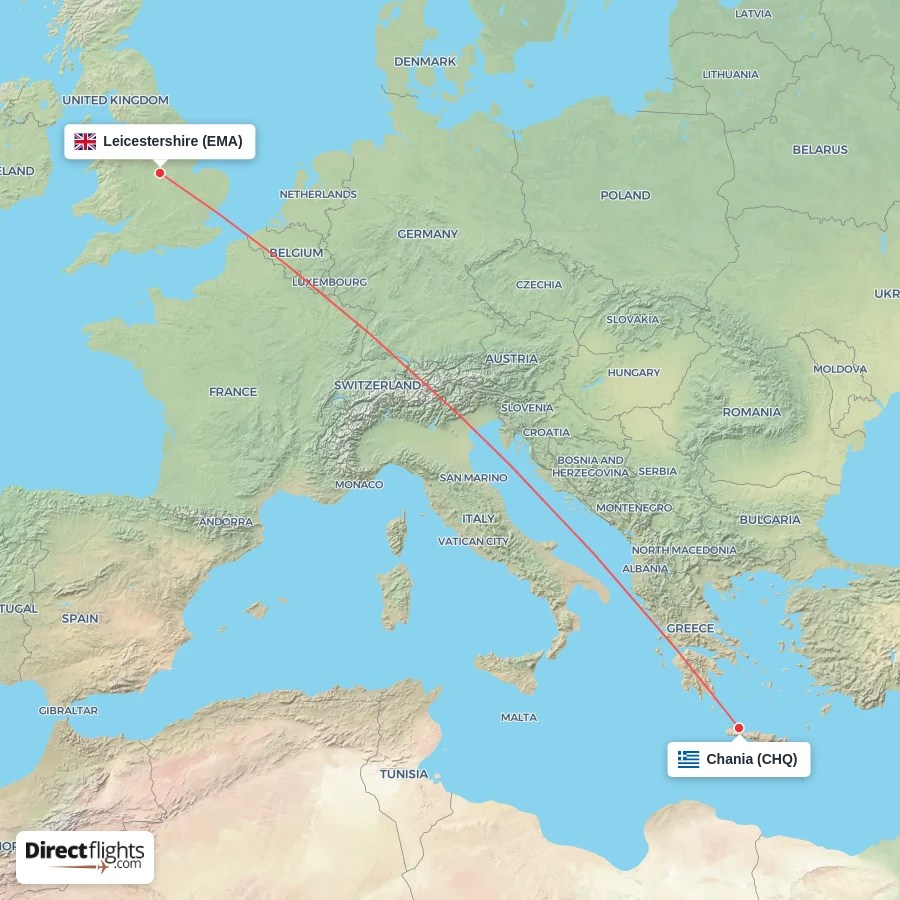 CHQ - EMA route map