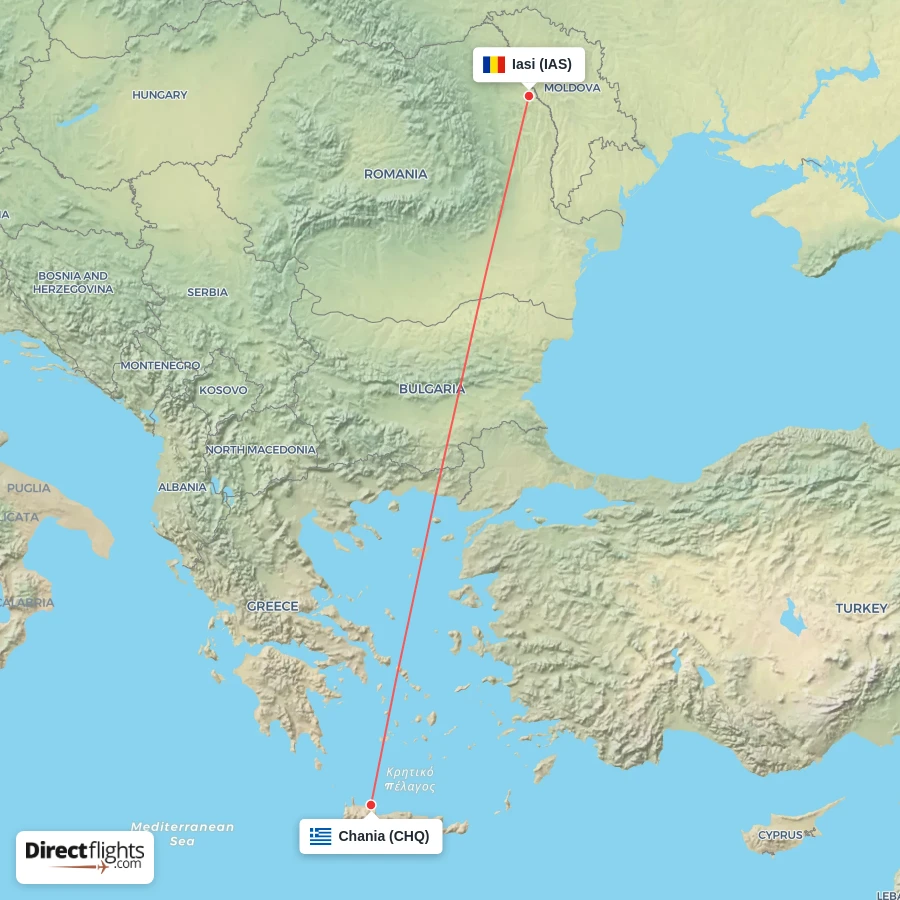 CHQ - IAS route map