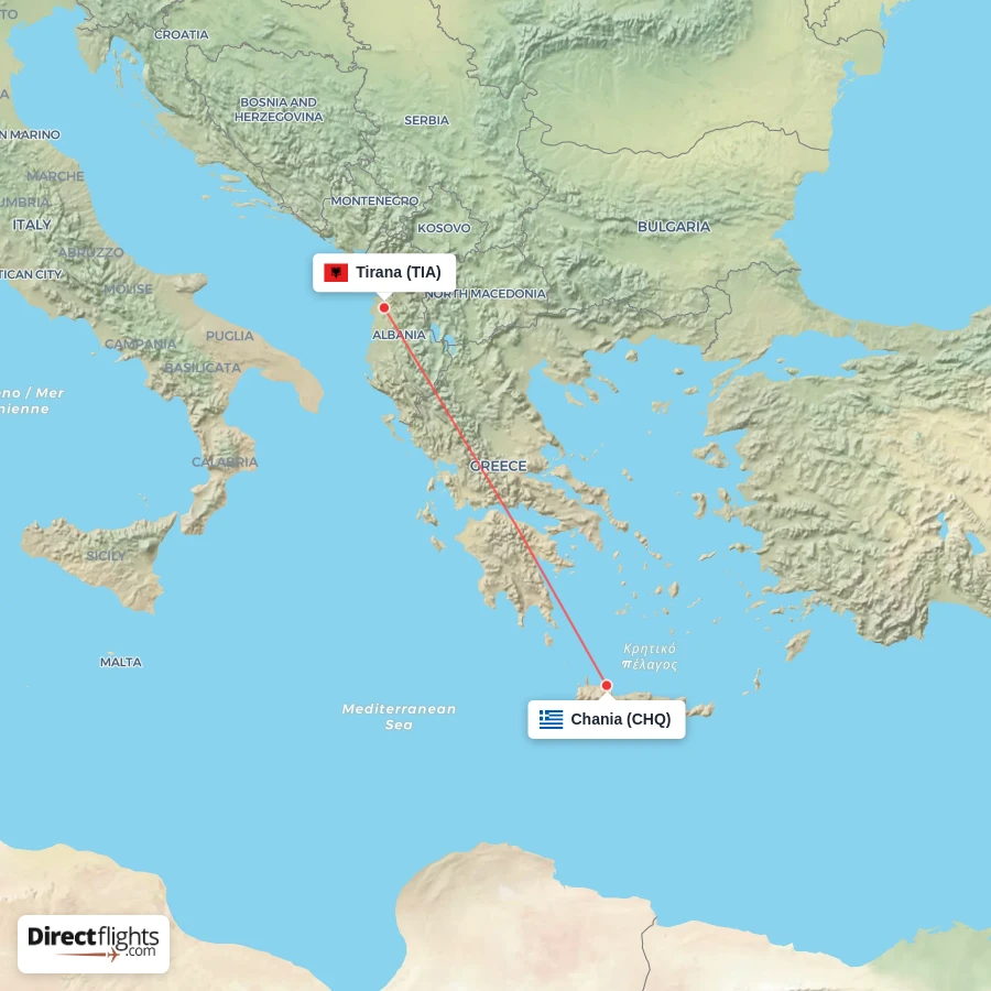 CHQ - TIA route map