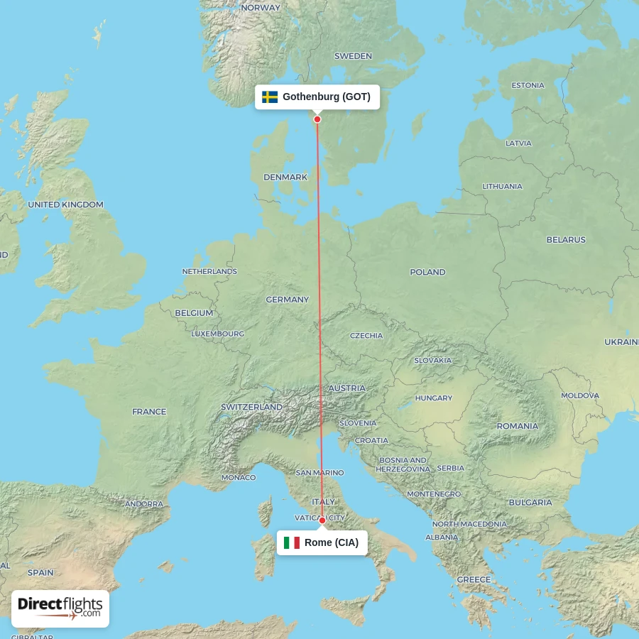CIA - GOT route map