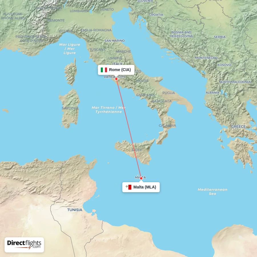 CIA - MLA route map