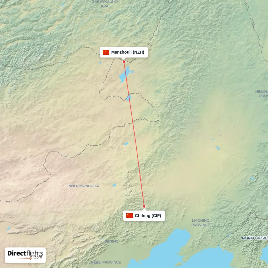 CIF - NZH route map