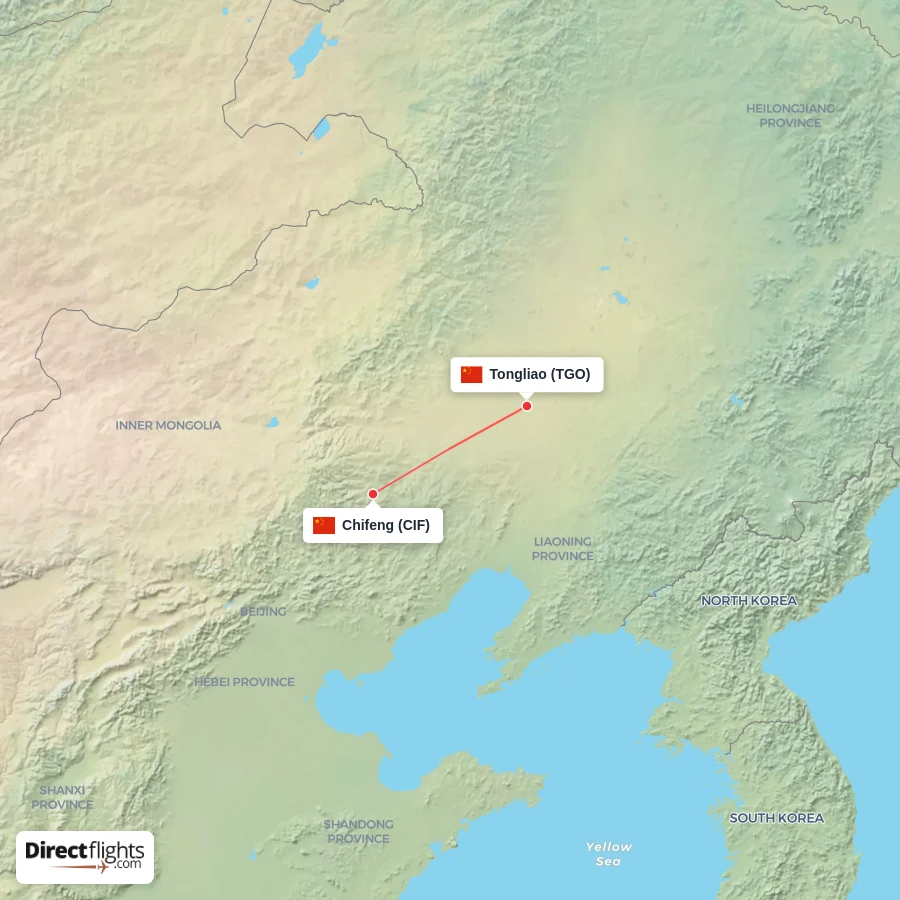 CIF - TGO route map