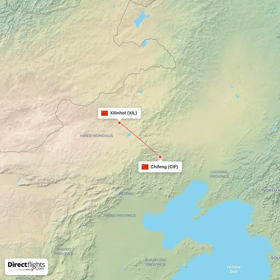 CIF - XIL route map